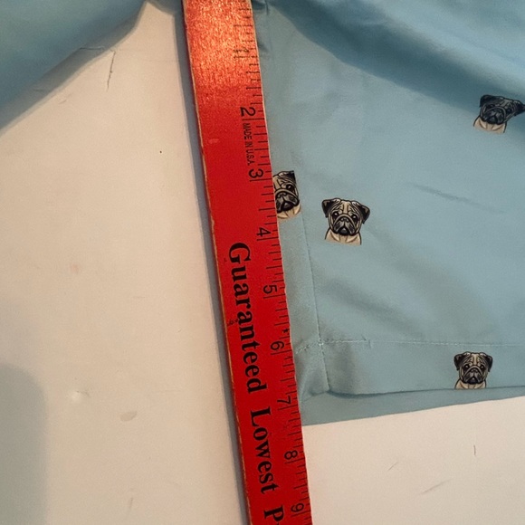 Brooklyn Cloth Kent Ave Light Blue‎ Volley Swim Trunks All Over PUG size Large - Picture 7 of 7